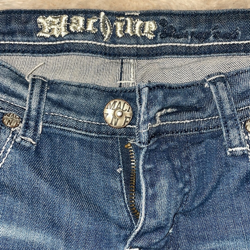 Machine Brand Ripped Up distressed jeans. - Picture 2 of 6